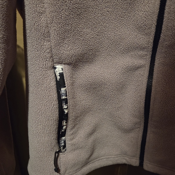 The North Face Purple & Black Aztec Polartec Full Zip Fleece Jacket Size Medium - Picture 5 of 8